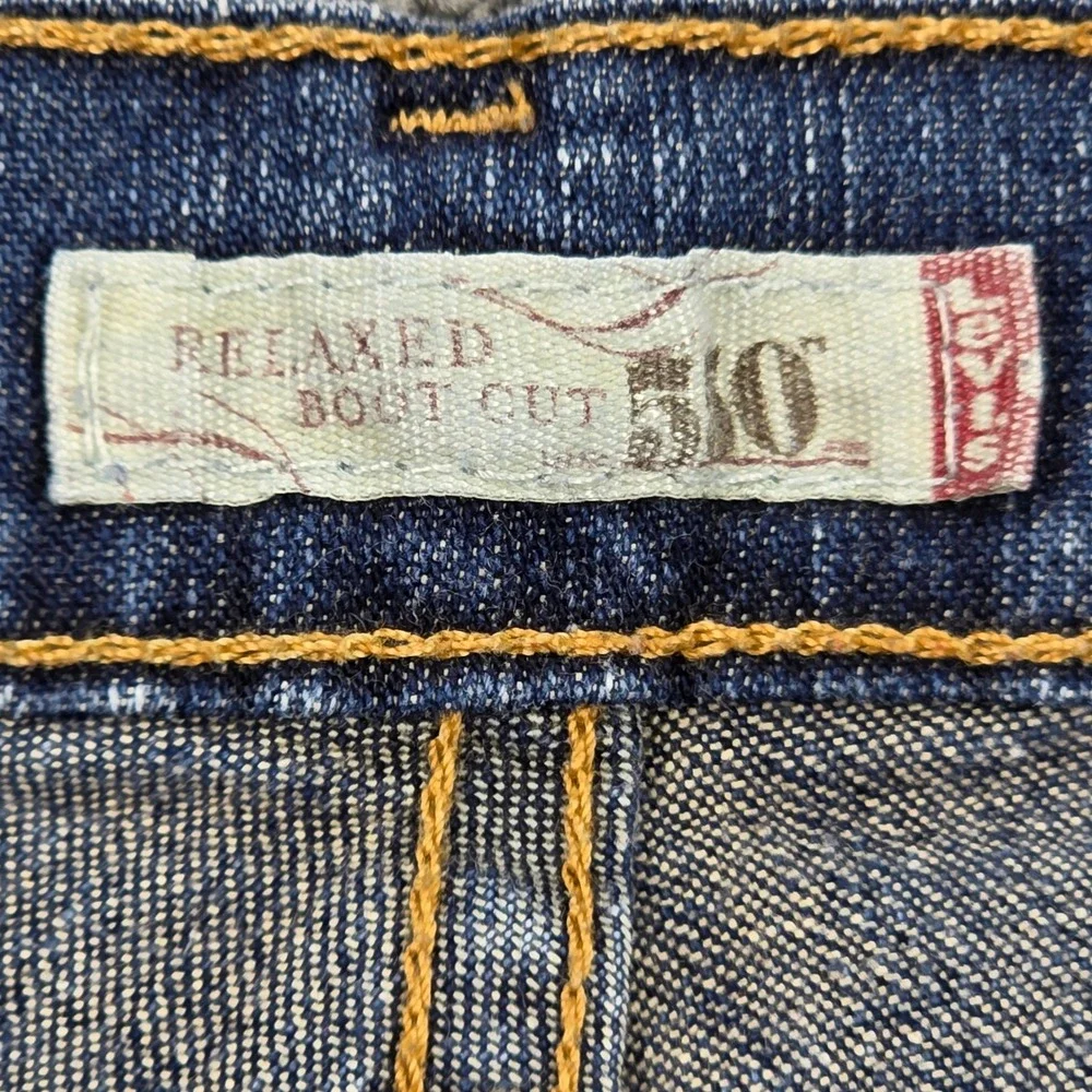 Levi 510 Relaxed Boot Cut Jeans Mens Blue Denim Medium Wash‎ 32x31